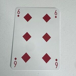 Louis Vuitton Playing Card - 6 Red Diamonds